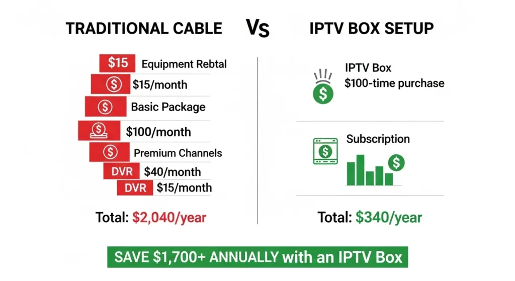 Cost-Effective Entertainment IPTV Box