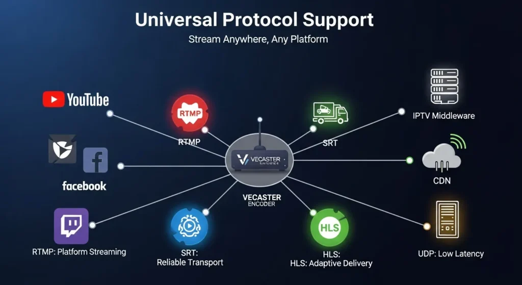 Streaming Protocols & Compatibility Vecaster IPTV Encoders Review