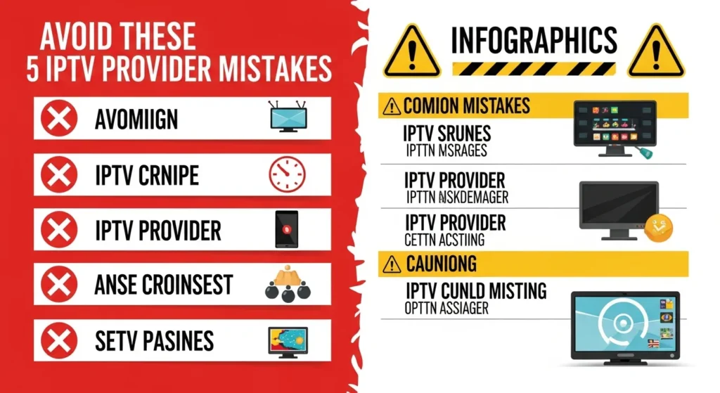 Common Mistakes When Choosing IPTV Service Providers
