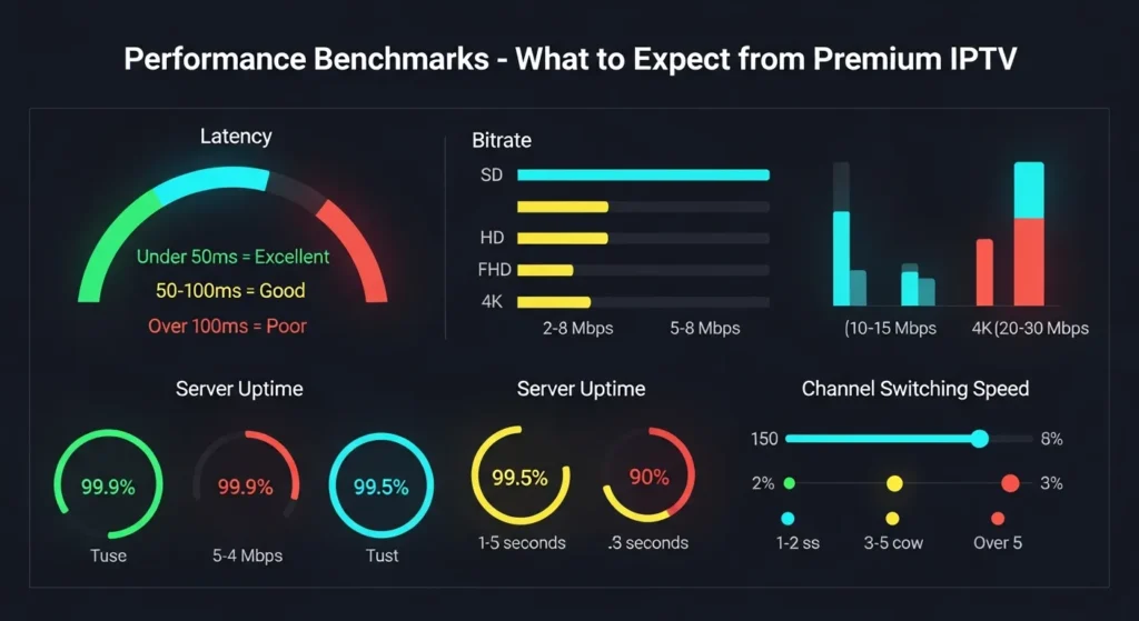 Performance & Streaming Quality Benchmarks IPTV Service Providers