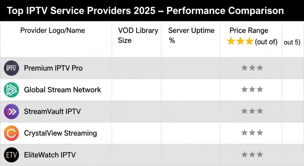 Top 10 Best IPTV Service Providers in 2025